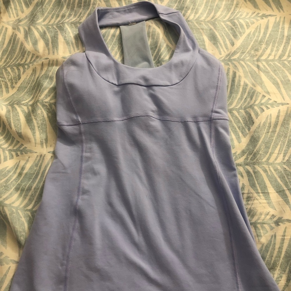 Lululemon light purple workout top